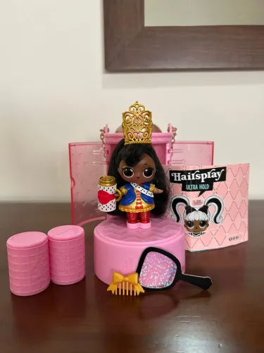 boneca lol surprise hair goals her majesty