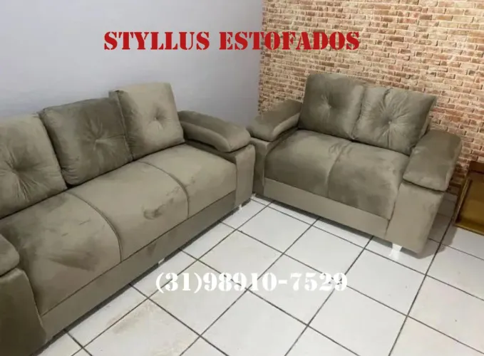 Sofá Estofado Completo - Conforto e Estilo