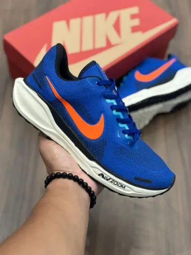 Tênis Nike Air Zoom Azul com Laranja - Novo!