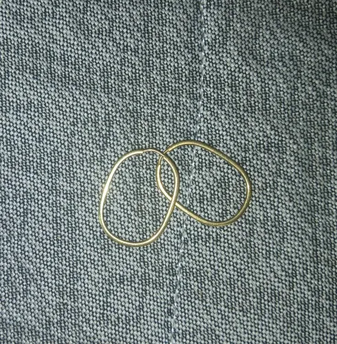 Argola de ouro africana 18k relíquia ano 1988