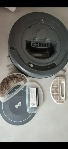 Robô Aspirador de Pó WAP - 3 em 1 (varre, aspira e passa pano)