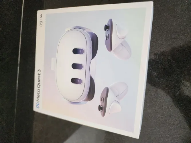 Meta Quest 3 512 GB VR (o TOP de linha) - usado somente UMA VEZ!