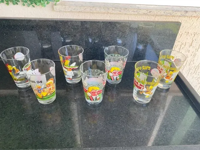 6 copos calderetas cerveja brahma copa do mundo preço final R$ 160,00