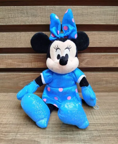Pelúcia Minnie Mouse Azul Disney