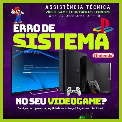 Playstation 4 Video Game - Manutenção