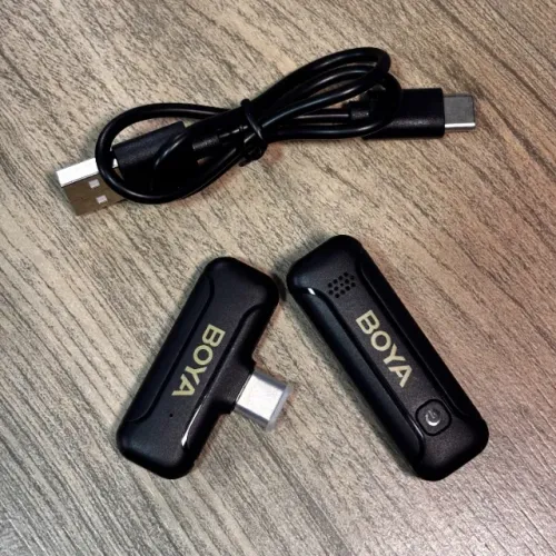 Microfone Sem Fio Boya Para Celular E Computador