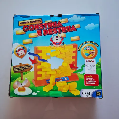 Jogo de Tabuleiro Construa e Destrua