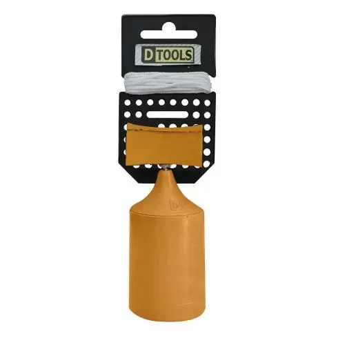 Prumo Plástico 410g Barbante Branco PVC Dtools