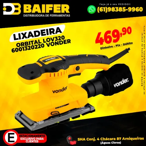 Lixadeira Orbital LOV320 6001320220 Vonder