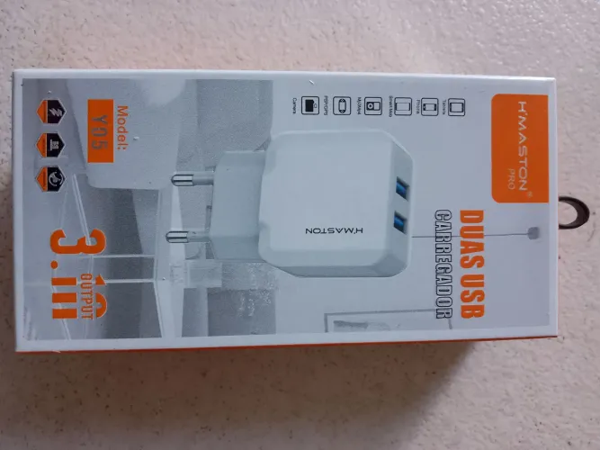 Carregador Duplo USB H'MASTON PRO YO5