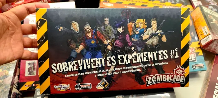 Zombicide Box Personagens Sobreviventes Experientes  #1 Lacrado Sem Uso em Português 