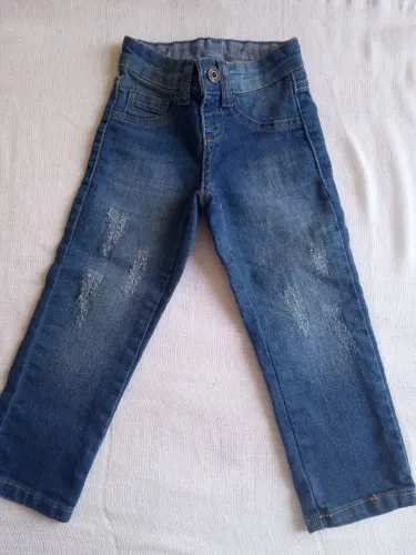 Calça Jeans Infantil - Tamanho P - 2 anos