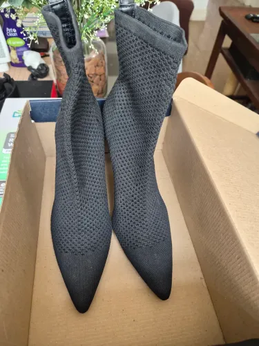 Bota preta - knit