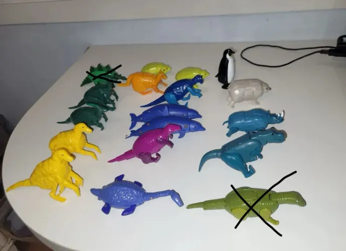 16 bonecos revista Recreio, 11,00 a unidade, ler descrição.