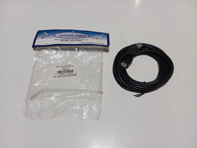 Cabo USB Extensor 2.0 5 Metros