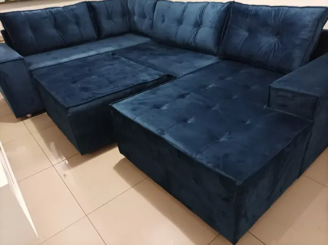 Sofá de Canto  7 lugares novo 