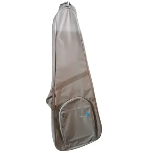 CAPA CONTRABAIXO VIASOM C108L/B LUXO PREMIUM COURO BEGE