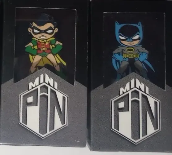 Dupla Pins - Batman & Robin - Iron studios