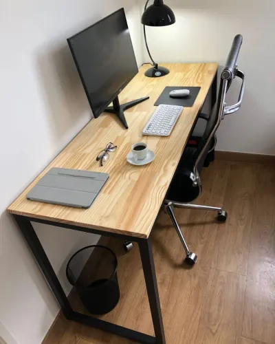 Mesa 150x50x75 móveis induustrial