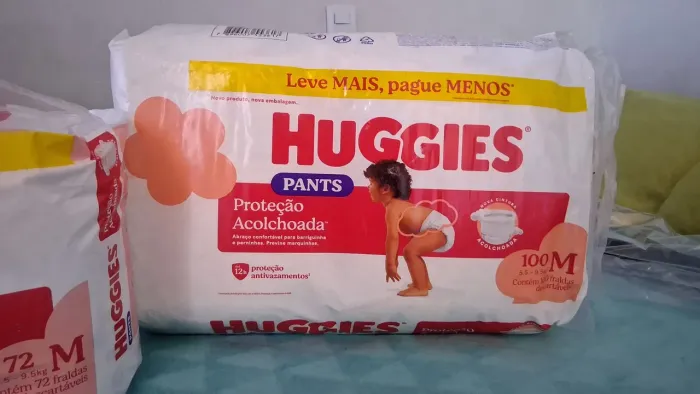 Fraldas Huggies pants M