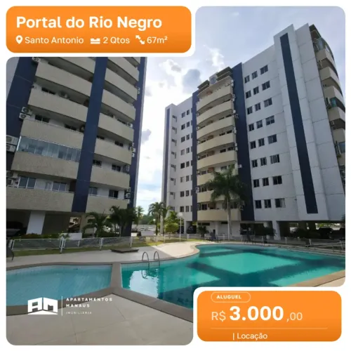 Portal do Rio Negro - 2 Quartos - Santo Antonio