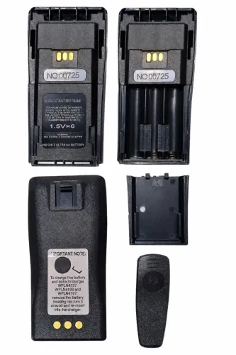 Caixa de bateria para Rádio Motorola Walkie-Talkie a pilha