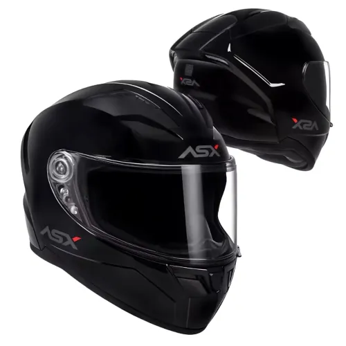 CAPACETE MOTO ASX CITY SV SOLID PRETO TAMANHO 55/56