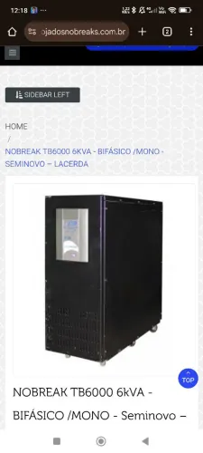 Nobreak Eccopower Lacerda 3kva 