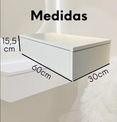 Penteadeira camarim suspenso MDF