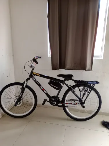 Bicicleta aro 26 cor preta vmaxx branca vbk