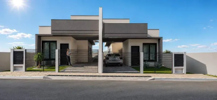 Casa na planta no Lageado Baixo - Guabiruba 2 quartos, quintal amplo e acabamento premium!