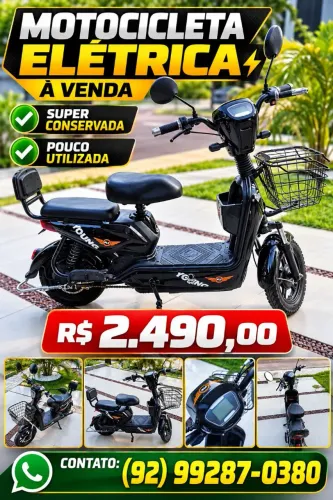 MOTOCICLETA ELÉTRICA À VENDA