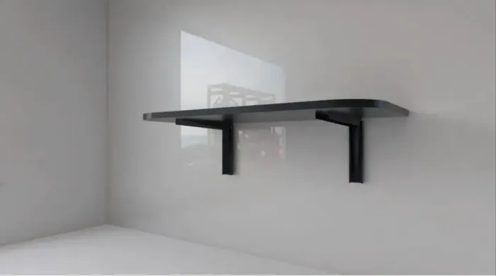 Mesa dobrável de parede (já vai com suporte)