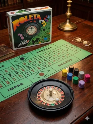 Jogo Tabuleiro Roleta Star Games Raridade Anos 80 