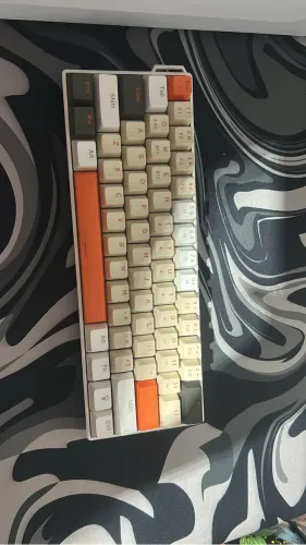 Teclado mecânico AJAZZ NK61, compacto 60% com switch rede (seminovo)
