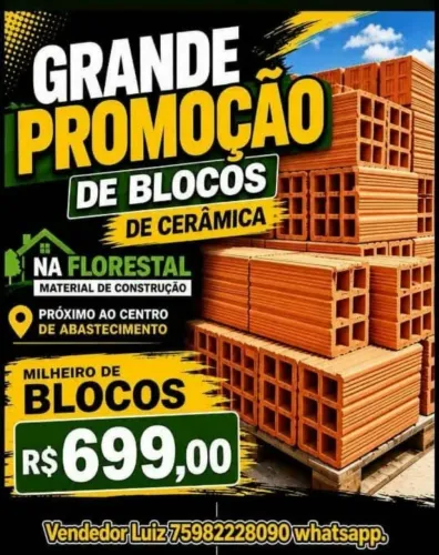 Blocos 6 furos grandes