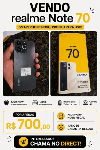 Realme note 70