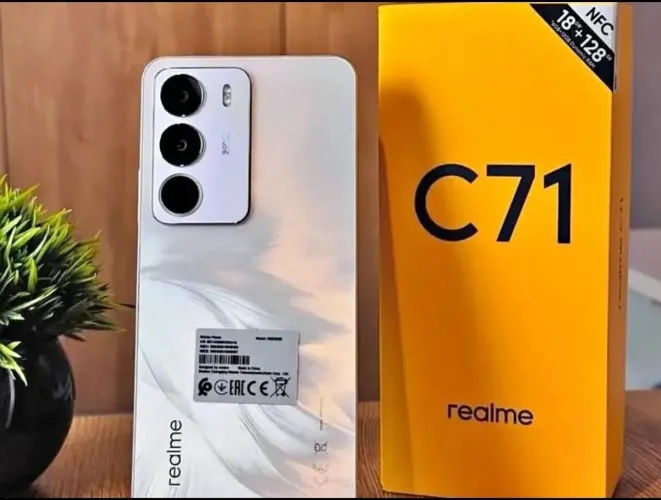 Realme c71 lacrado lançamento novo