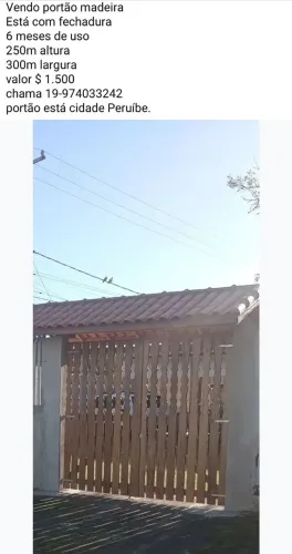 Portão madeira