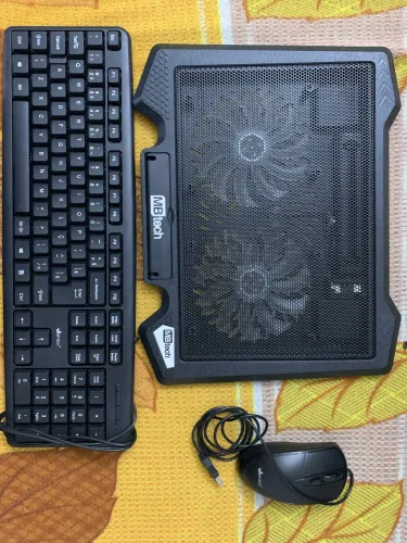 Suporte notebook mais teclado e mouse