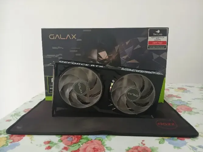 Placa de Vídeo GALAX NVIDIA GeForce RTX 5060 1-Click OC TECLAB Lite, 8GB, GDDR7, 128-Bits,