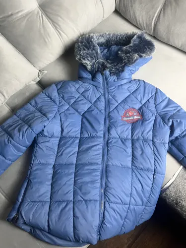 Jaqueta Puffer Longa Azul Premium Nova (Aquece até a alma)