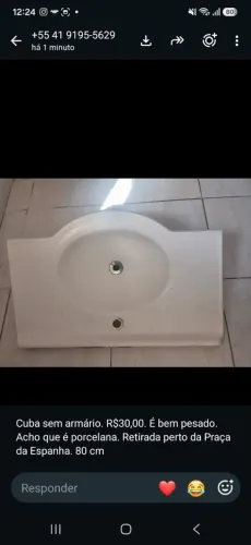 Cuba para banheiro