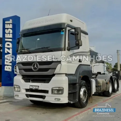 MB Axor 2544 6x2 ano 2020, teto alto, cabine leito e automático