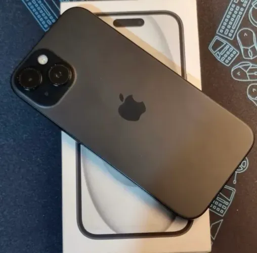 iPhone 15 preto tudo original único dono