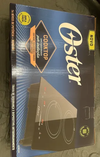 Cooktop Indução NOVO Oster 2 Bocas OTOP202 (220V) - NOVO NA CAIXA / NUNCA USADO