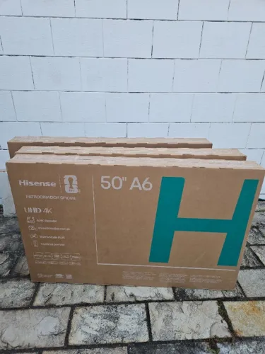Smart TV 50 4K Hisense 50A6NV - Nova (Caixa lacrada)