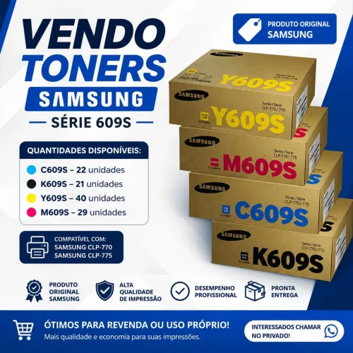 Toner Samsung original promoção kit atacado ou avulso unidade 250,00/ kit 200,00 cada peça
