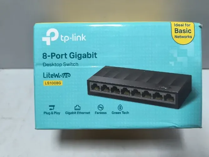 Lt 043 Swich Gigabit de Mesa TP Link 8 Portas Ptp Link