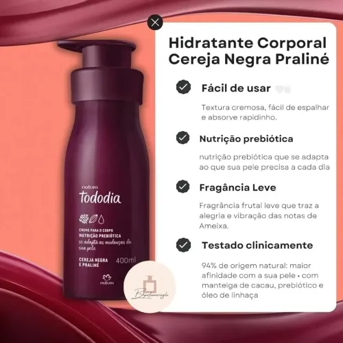 Hidrante Cereja Negra Natura 